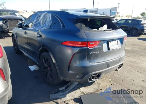 2020 Jaguar F-Pace Svr P550 Awd Automatic from USA, damaged, VIN SADCZ2EE0LA641395